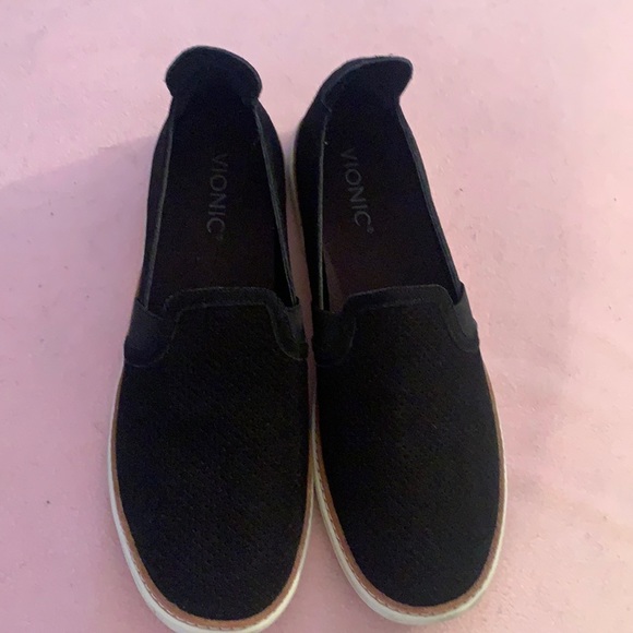 Vionic Dark Blue Shoes - Picture 1 of 11